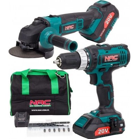 8-teiliges Elektrowerkzeug-Set NAC (CDB-AGE-LI-20V)