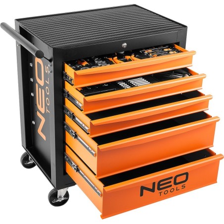 Neo Werkstattschrank, 5 Schubladen + 117 Werkzeuge (84-214-6)