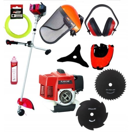 KAWASAKI TJ53E Benzin-Rasentrimmer, 3,5 PS, 5 Jahre Garantie, NEUES MODELL! HIT! JAPAN