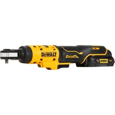 Dewalt Schlagschrauber mit Ratsche 12 V, 54 Nm, 1/4", 1x3,0 Ah, mit Halterung für den Wagen DCF504L1G