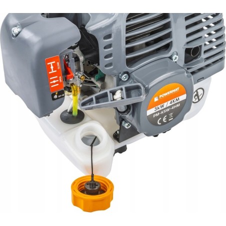 MULTIFUNKTIONALES 4-IN-1-MOTORMÄHER: HECKENSCHERE, KETTENSÄGE, RASENMÄHER, 4 PS