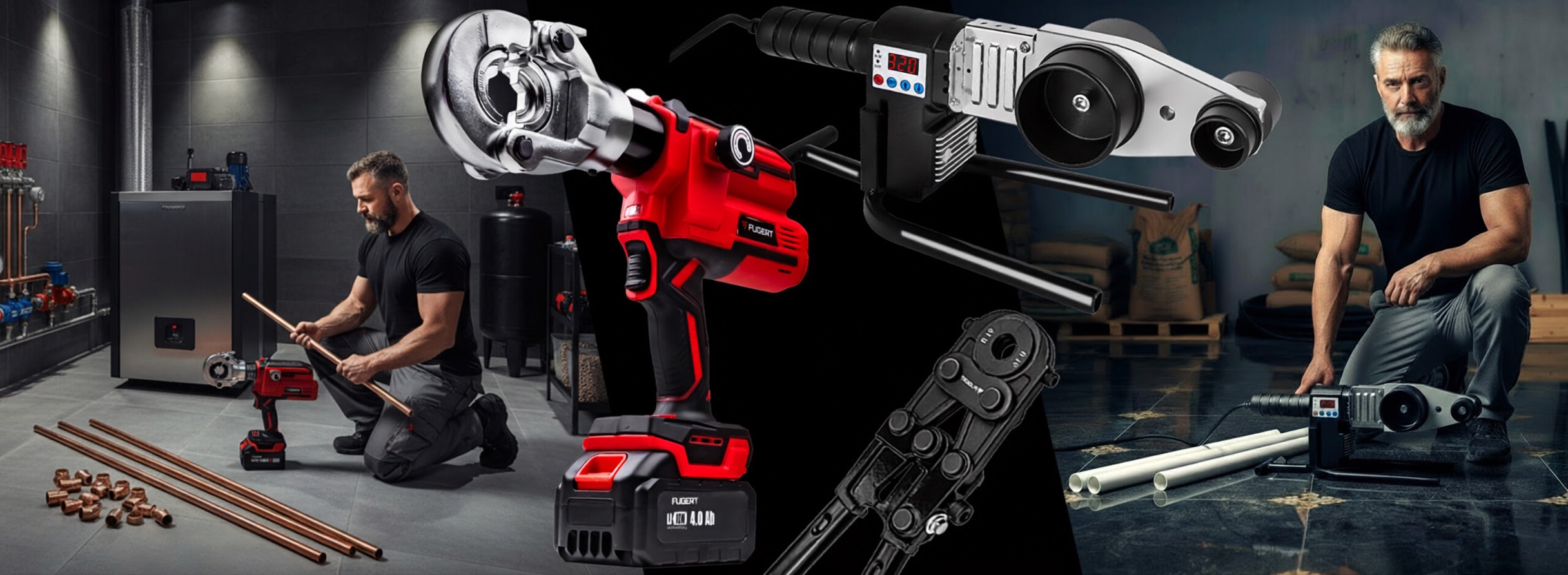 Professionelle Werkzeuge und Montagetechnik